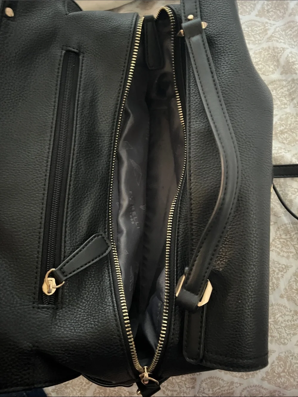 Fiorelli Black Structured Top-Handle Satchel